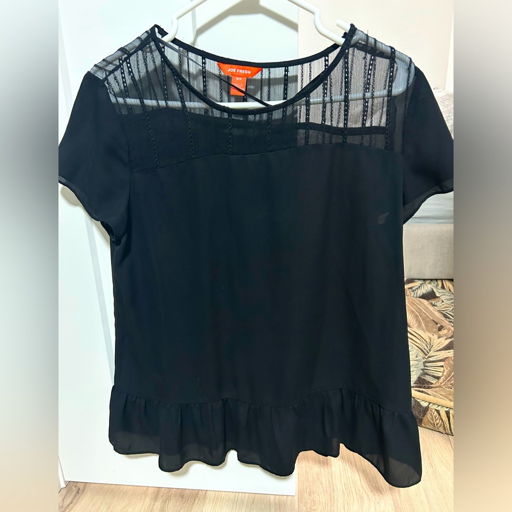 Sheer T Shirt Blouse